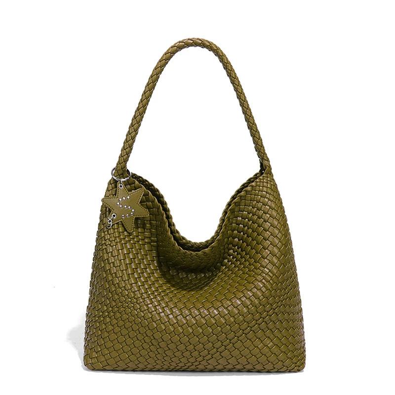 Европейские и американские женские сумки ручной работы с большой вместимостью для поездок на работу, сумки через плечо и подмышку, а также непринужденная повседневная сумка-тоут