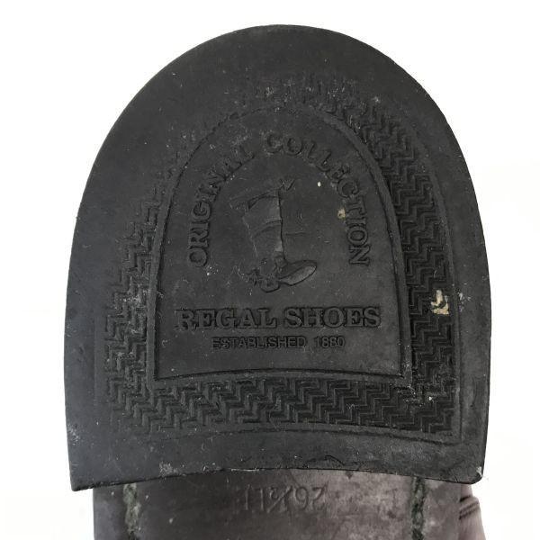 Винтажная/КОЛЛЕКЦИЯ REGAL ORIGINAL/Туфли с прямым мыском Goodyear Welt/26.5EE/Коричневый/КОРИЧНЕВЫЙ/Деловые туфли с закрытой шнуровкой(ИСПОЛЬЗОВАЛ)