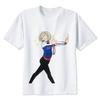 Аниме футболка мужская футболка модная yuri on Ice футболка с круглым вырезом белая