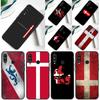 Флаг Дании для чехла Huawei Nova 9 10 SE 5T 12i 12s 11i Y91 Y90 Y60 Y70 Y72 Y61 P60 Pro P20 P40 P30 Lite