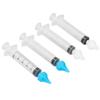 4pcs Professional Baby Nasal Irrigator Syringe Type Silicone Infant Nose Ear Cleaner Rinsing Device