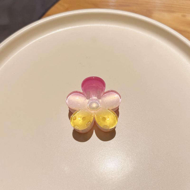 Plumeria Candy Color Fairy Hair Clip - Elegant Shark Clip Accessory