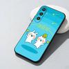 Cartoon Cute U-Usagyuuun-n  Phone Case For Samsung Galaxy A73,A72,A71,A70,A52,A51 Others Soft Black Cover