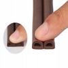 Self-adhesive rubber seal type D brown 100m EPDM