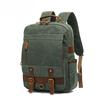 Backpack Student Outdoor Sports Retro Travel Backpack Waxed Canvas Waterproof Travel Bag Computer