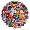 50 Waterproof Superman Cartoon Stickers for Notebook, Water Cup, and Suitcase Decoration