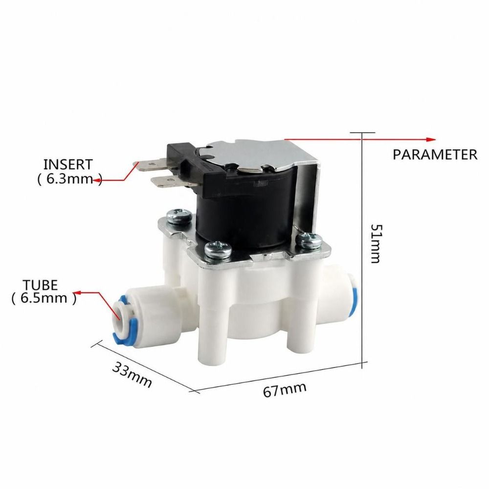 DC 24V Electromagnetic Valve Fast Response RO Solenoid Valve Water Purifier Valve  Water Filters