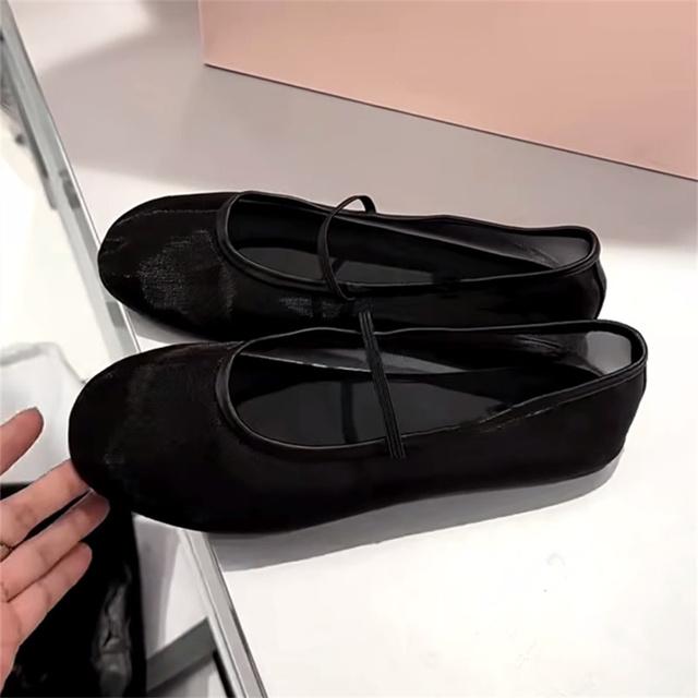 2024 дизайнерские летние женские сетчатые балетки, дышащие повседневные туфли Мэри Джейн на плоской подошве, женские эспадрильи, уличные лоферы