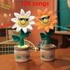 Dancing Sunflower Cactus Children's Toys That Can Sing and Talk Educational Fun Gifts with Recording Function Baby Toys
