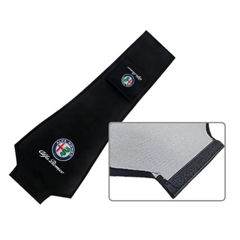 Car Stickers For Alfa Romeo Car Styling Headrest Cover Anti-dirty Seat Pillow Pad For Alfa Romeo STELVIO Giulia 159 Giulietta 14