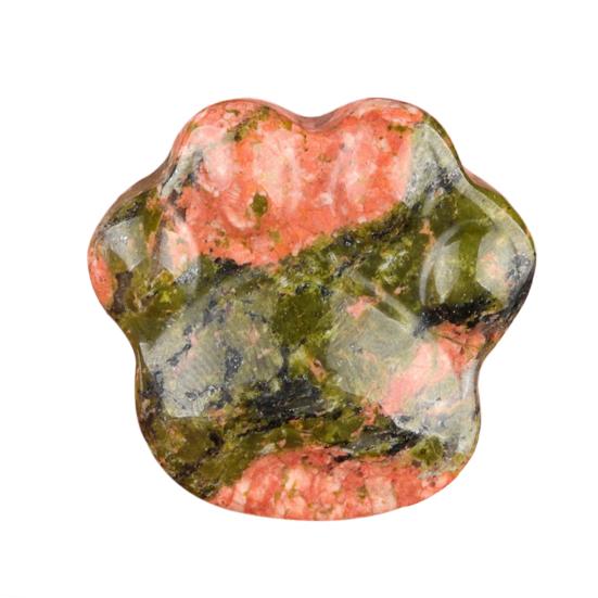 Искусственный кристалл, украшение в виде кошачьей лапки, исцеляющий натуральный камень, статуэтка кошачьей лапки, резьба, фигурка когтя животного, настольное украшение, подарок для любителей кошек