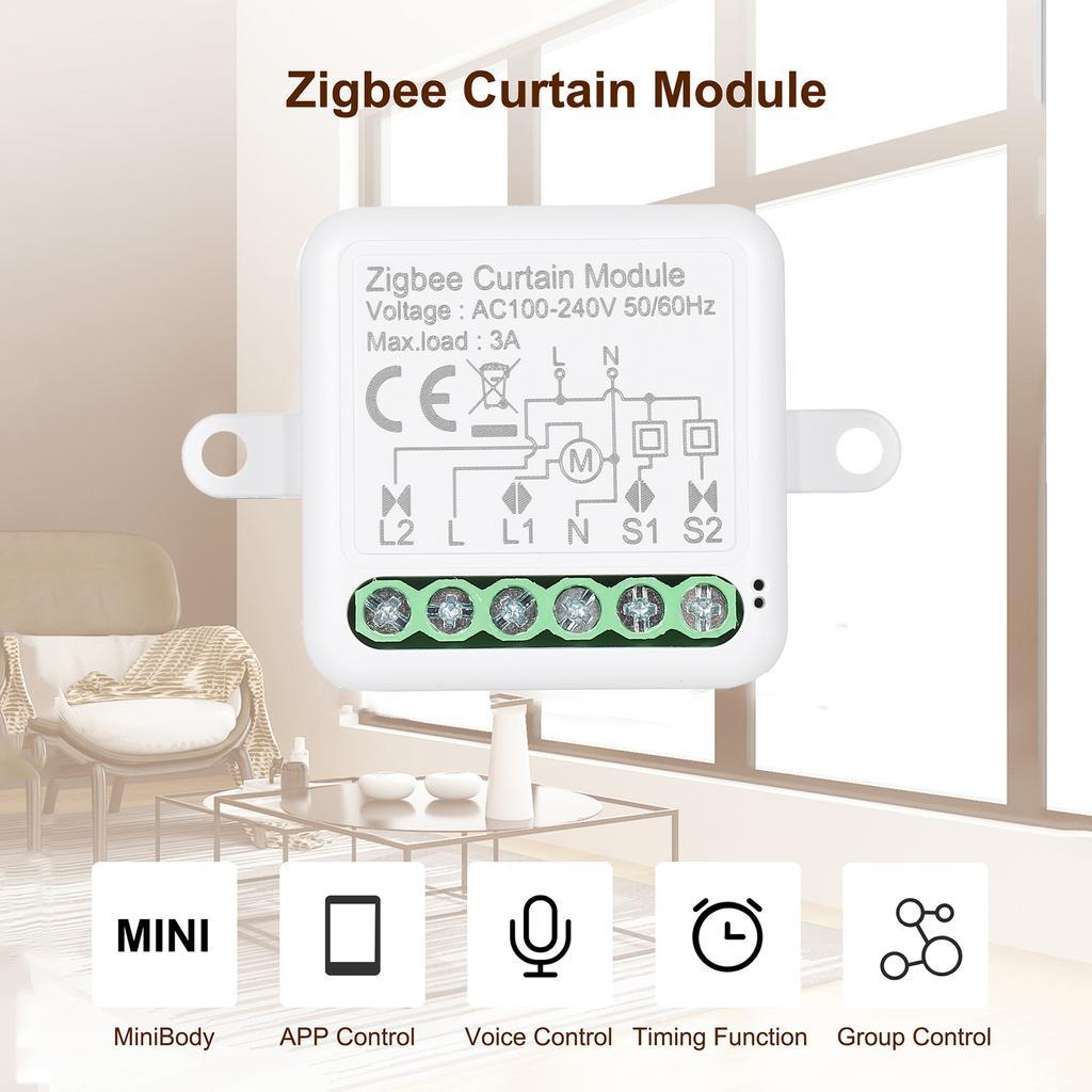 Zigbee 3.0 Mini Smart Relay WiFi Switch 1 Way DIY Smart Light Switch Module Smart Life App