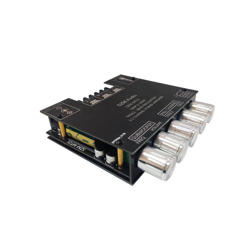 ZK-MT21 Channel Bluetooth 5.0 CS8673E 2.1 Subwoofer Amplifier Board 50W*2 +100W Power Audio Stereo Amplifier Board Bass AMP AUX