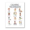 Feelings Art Poster Calming Strategies Kind Emotions Chart Canvas Painting Wall Prints Picture Living Room Home Homeschool Decor