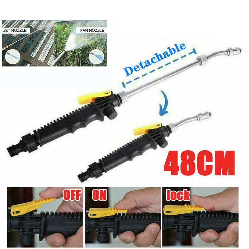 Versatile 48cm 2 In 1 High Pressure Power Washer Water Spray Gun Hose Nozzle For Efficient Cleaning