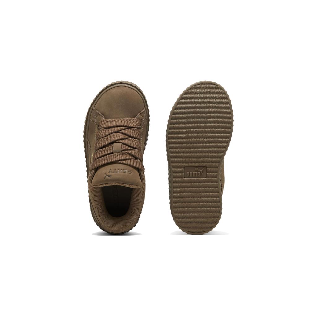 Puma Fenty x Creeper Phatty Little Kid Earth Tone Pack - Полностью серо-коричневые детские кроссовки коричневый золотистый теплый белый 399867-01