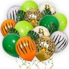 Jungle Safari Party Balloons 60 Pack Animal Printed Balloons Leopard Zebra Tiger Balloons