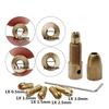 7Pcs Brass Micro Twist DIY Hobby Model Tool Mini Metal Chuck Drill Collet Set