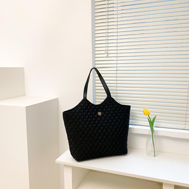 Модная тенденция, женская сумка большой вместимости, осенне-зимняя сумка на плечо, оксфордская блестящая сумка-тоут