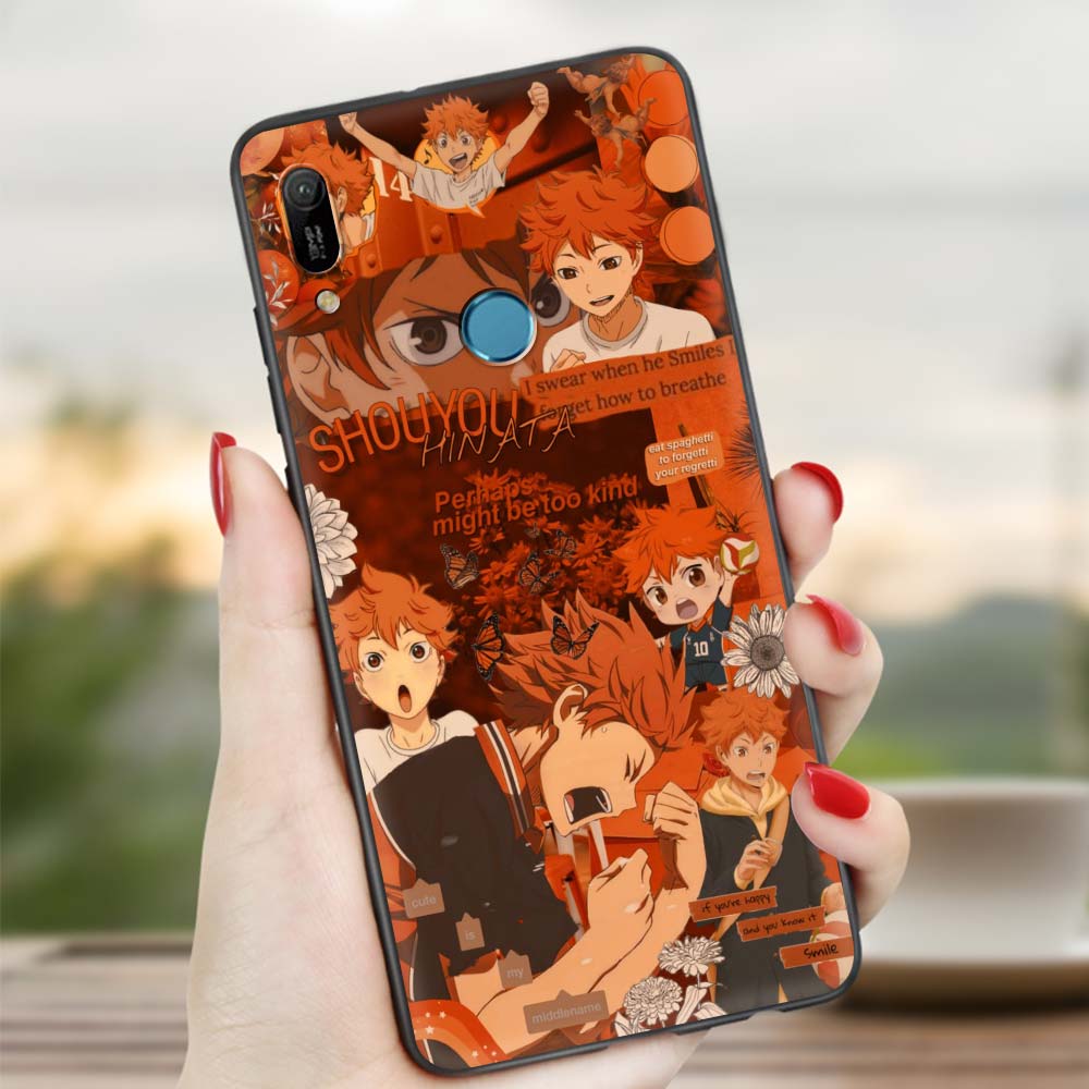 Чехол для телефона Huawei P30 Pro P40 Lite EP Smart Z Y7 Y6 2019, силиконовая задняя крышка, сумка для мобильного телефона, аниме Oya Haikyuu Love Volleyball