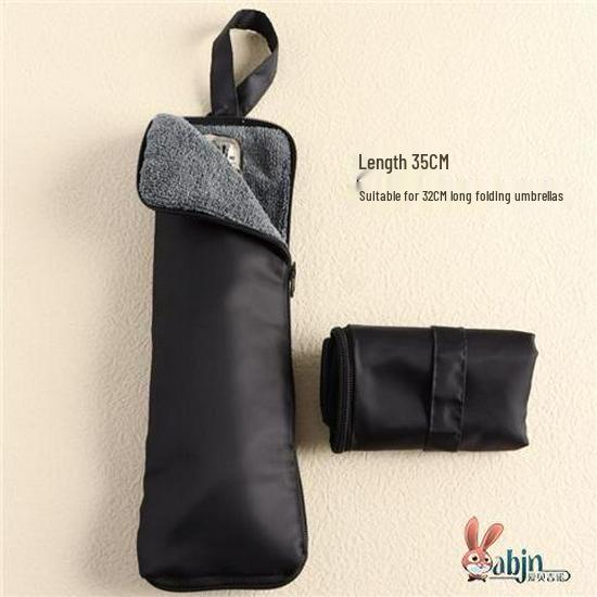 Waterproof Portable Umbrella Storage Bag: Absorbent, Handheld, Hanging Pouch for Wet Umbrellas