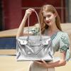 Platinum Bag Cowhide Women's Tote Bag Niche, Genuine Leather Women's Large-capacity High-end Shoulder Bag.