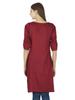 Women Designer Asymmetric Cotton Red Kurti Indian Kurta Casual Top Tunic