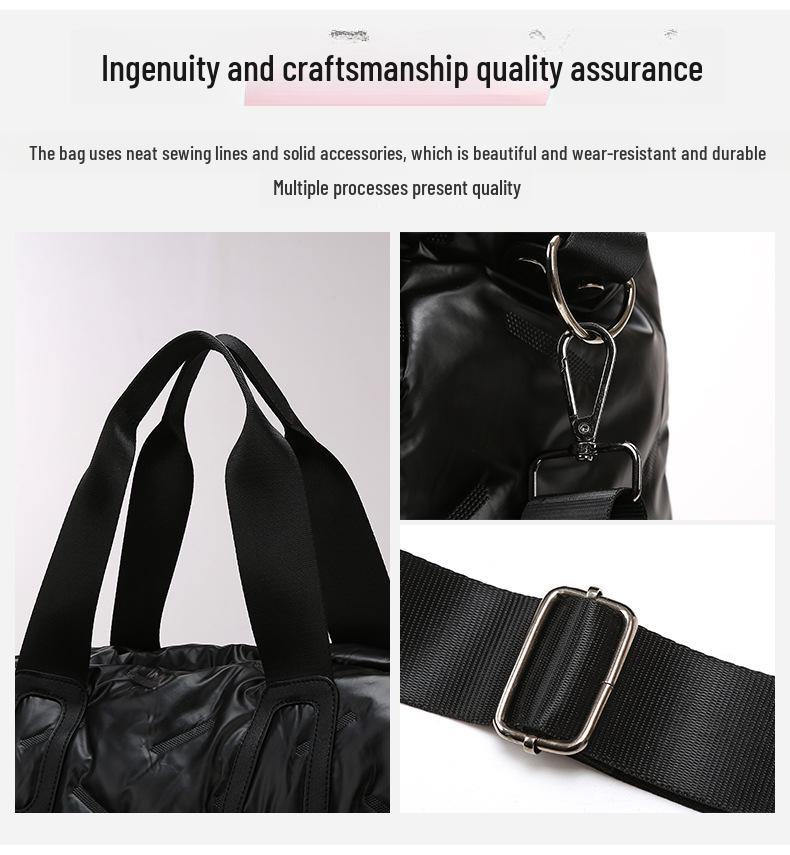 Женская легкая дорожная сумка большой вместимости – на одно плечо, для спортзала и ручной клади из хлопка