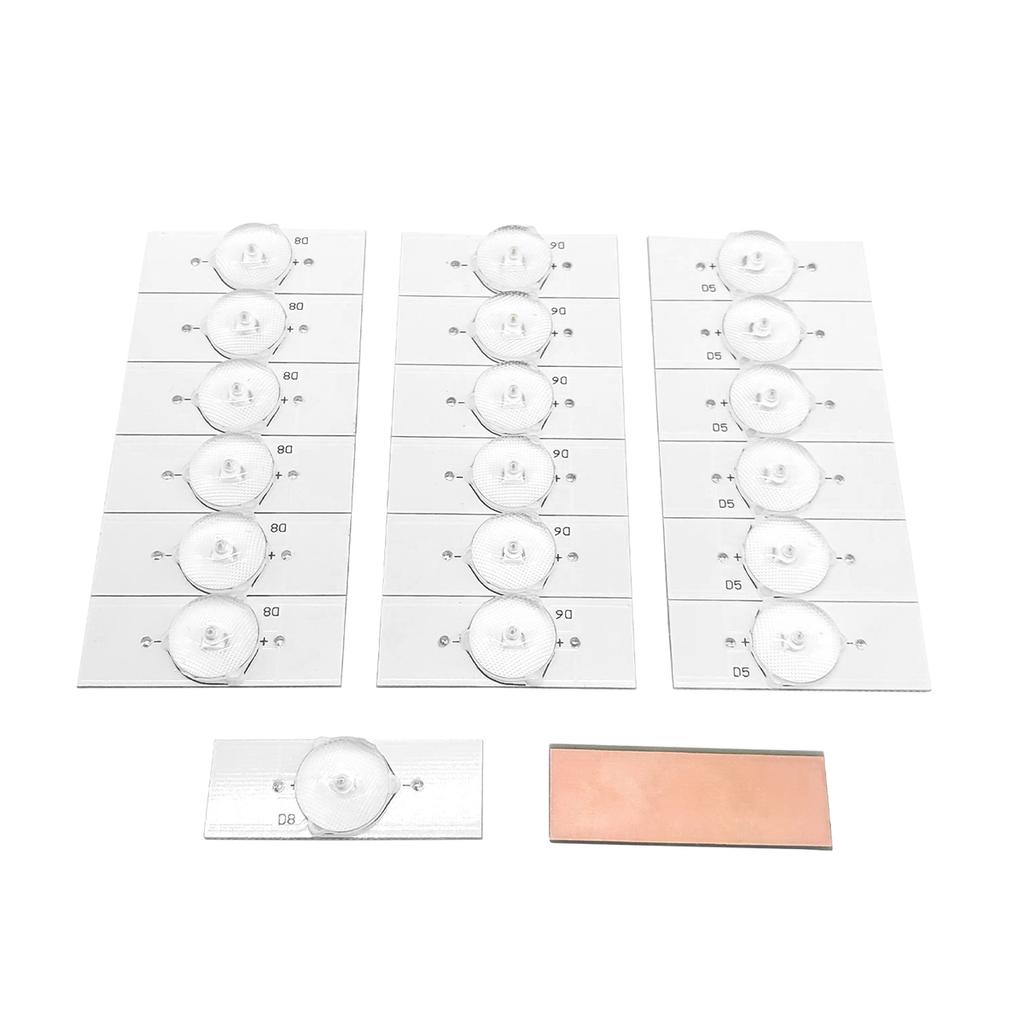 3V SMD лампы с оптическими линзами Fliter для ремонта светодиодных телевизоров 32-65 со светодиодной проволокой 2M