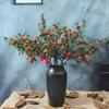 Artificial Pomegranate Fake Flower Berries Home Hotel Soft Installation New Year Festival Decorative Flower Simulation Fruit