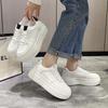 2024 New Leather Women's White Casual Woman Vulcanize Sneakers Fashion Breathable Sport Walking Running Platform Flats Shoes