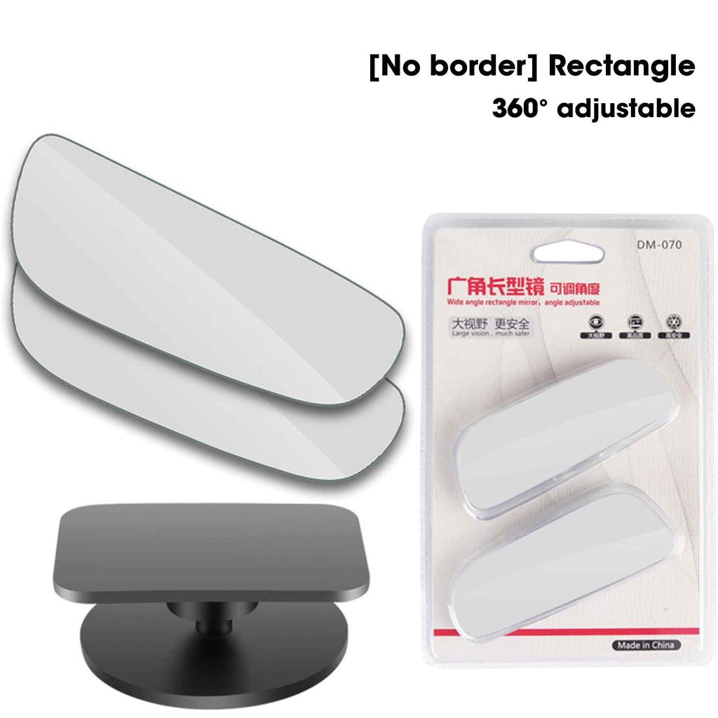 2 шт. круглая рамка, выпуклое зеркало для слепых зон, безопасное вождение, широкоугольное регулируемое на 360 градусов прозрачное зеркало заднего вида, автомобильные аксессуары