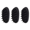 3 Pcs Silicone Scalp Massager Hair Scrubber Shampoo Brush Hair Washing Brush for Wet Dry Hair Washin