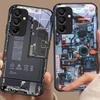 Новая печатная плата для Samsung Galaxy A15 5G 54 4G 51 50 24 35 90 71 12 51 53 52S 80 22 34 Черный чехол для телефона из закаленного стекла