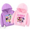 Kpop Demon Hunters Hoodie for Girls Age 4-14 HD Print 100% Polyester Pullover Casual Girls Sweatshirt Fall Many Colors Bulk Discount