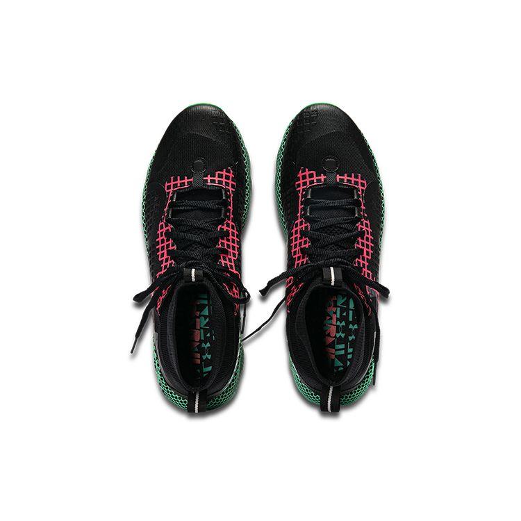 Under Armour HOVR Ridge Trek Black Chestnut Red Green Men Sneakers 3025581-001