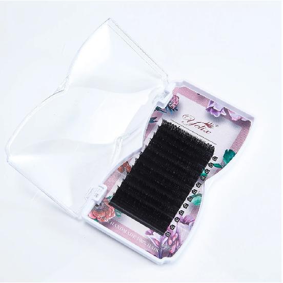 Yelix Standard Easy Fan Lashes Easy Fanning Eyelash Extensions Soft Faux Cils Volume Russe Natural Mink Eyelashes Individual