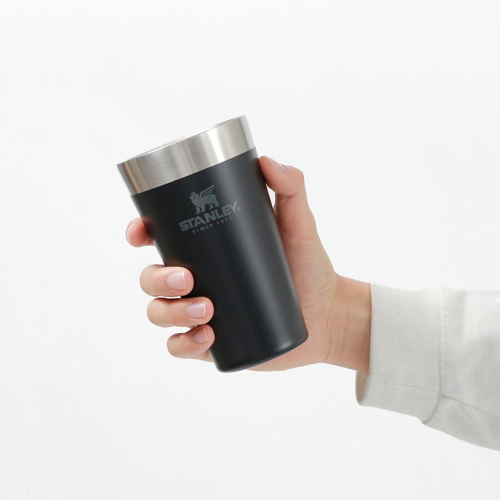 STANLEY Tumbler Cup Cold Insulation Stacking Vacuum Pint 0.47L 10-02282-378 (Brown/FF)