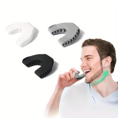 1 шт. Тренажер для челюсти, Тренажер для лица для мужчин и женщин, который помогает тренировать челюсть, шею и тонизировать лицо с помощью упражнений, Воздействует на подбородок, губы