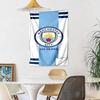 Manchester City Fc Logo Wall Decor Tapestry Art For Pet Memorial Birthdaywedding Party Backdrop Family Gift