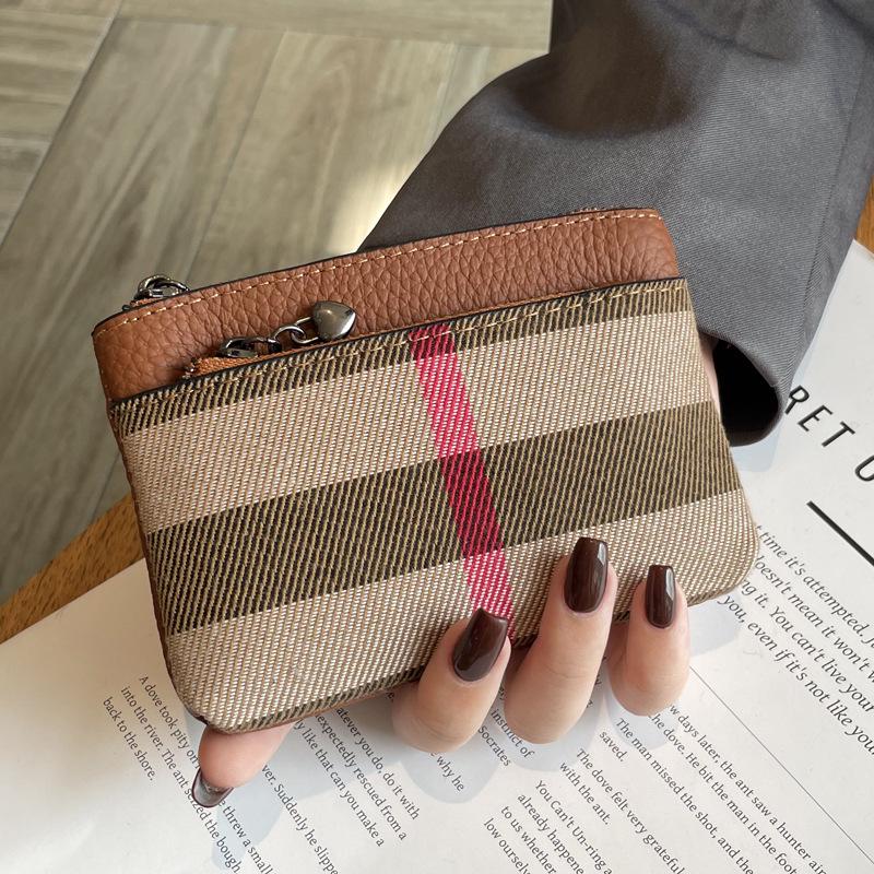 Женский мини кошелек для монет из натуральной кожи - Новый модный стиль 2025