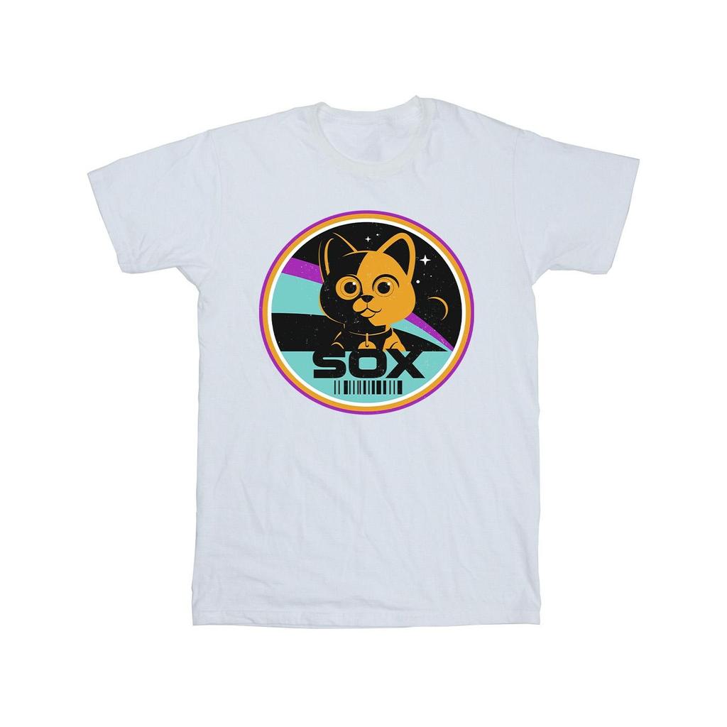 Disney Mens Lightyear Sox Circle T-Shirt