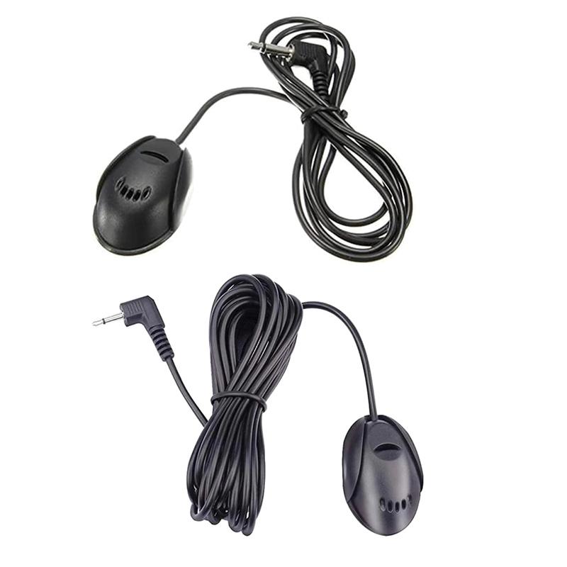 Portable Car Audio Microphone 3.5mm External Mic Intelligent Noise Reduction Microphone for Car Vehicle GPS Bluetooth-compatible