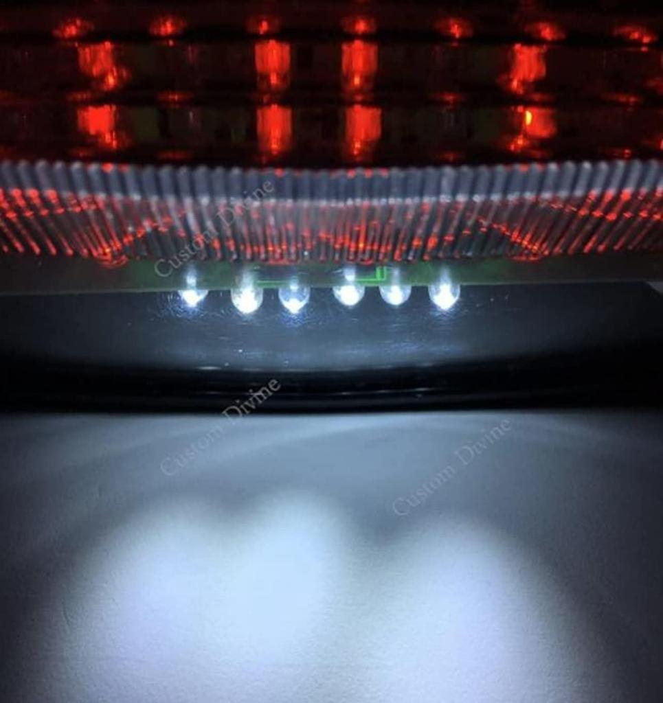 Светодиодный фонарь Honda, задний фонарь, стоп-сигнал, небольшой указатель поворота, номерной знак с прозрачной дымчатой линзой, CBR 1100XX Hornet, индивидуальные детали для мотоцикла, внешний продукт