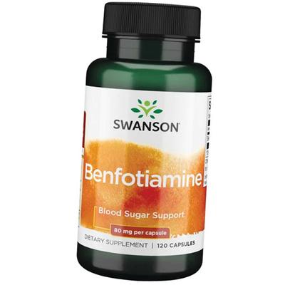 Бенфотиамин, Benfotiamine 80, 120капс (72280043)