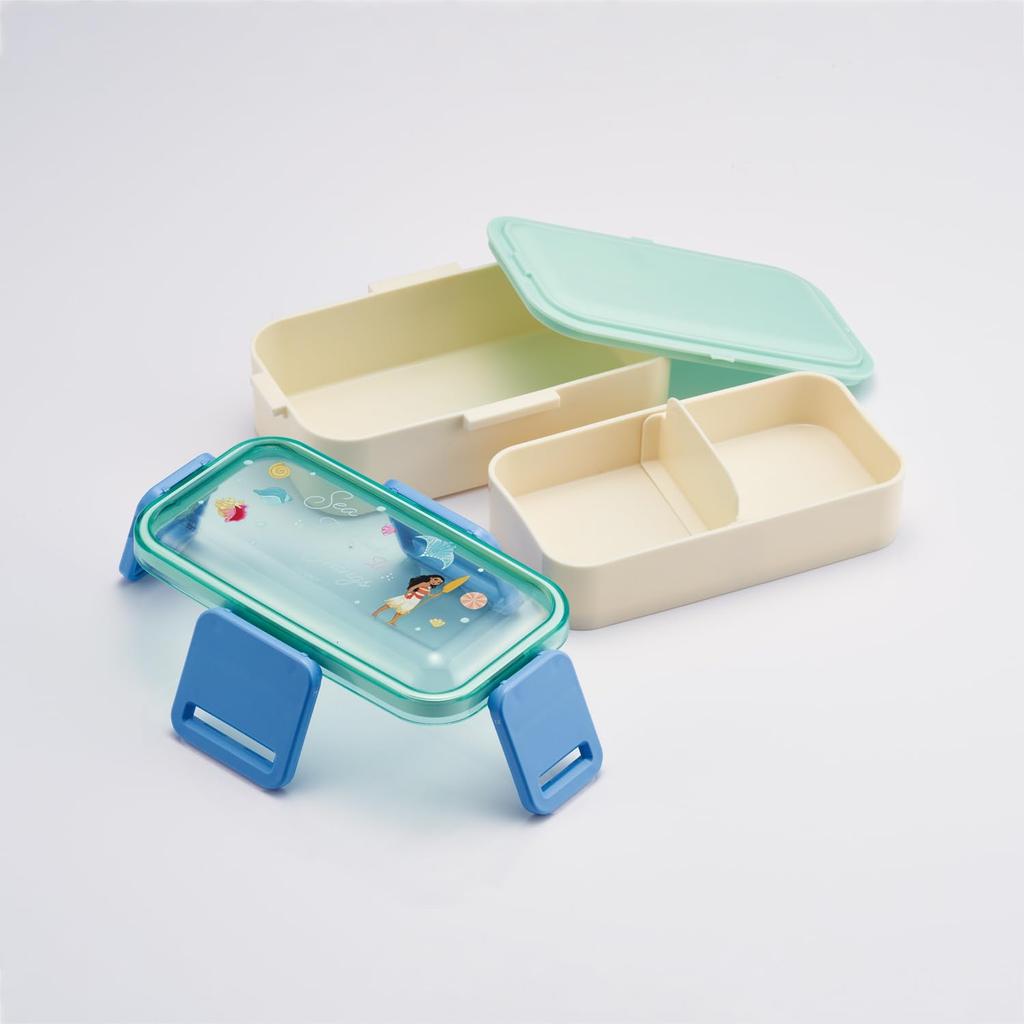 Skater Bento Box 2 яруса 600 мл для женщин антибактериальная пушистая купольная крышка сделано в Японии Disney Moana PFLW4AG