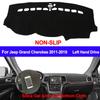 Left Car Dashboard Cover Silicone Non-Slip Dash Mat For Jeep Grand Cherokee WK2 2011- 2016 2017 2018