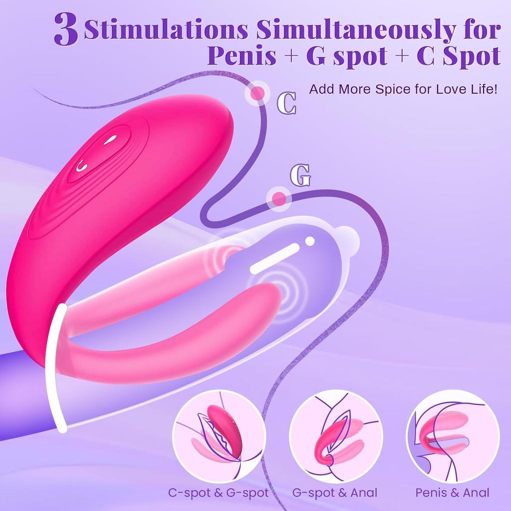 Wearable Remote Control Vibrator Adult Sex Toys for Women Couples Female Sex Toy G Spot Vibrater Clitoral Penis Vibrators with 10 Powerful Vibrating