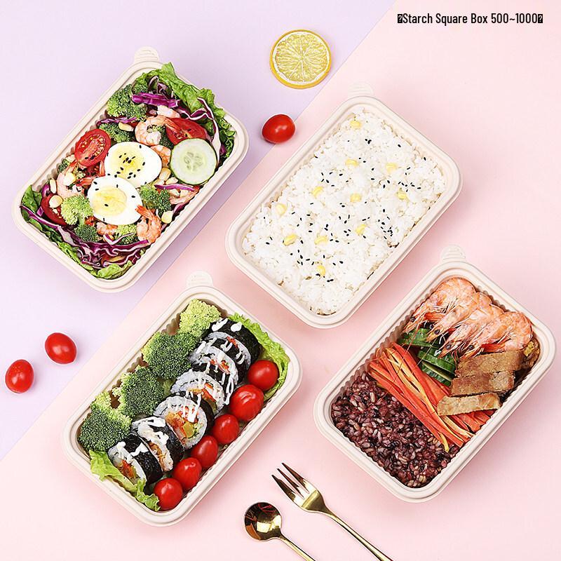 Eco-Friendly Disposable Round Meal Box