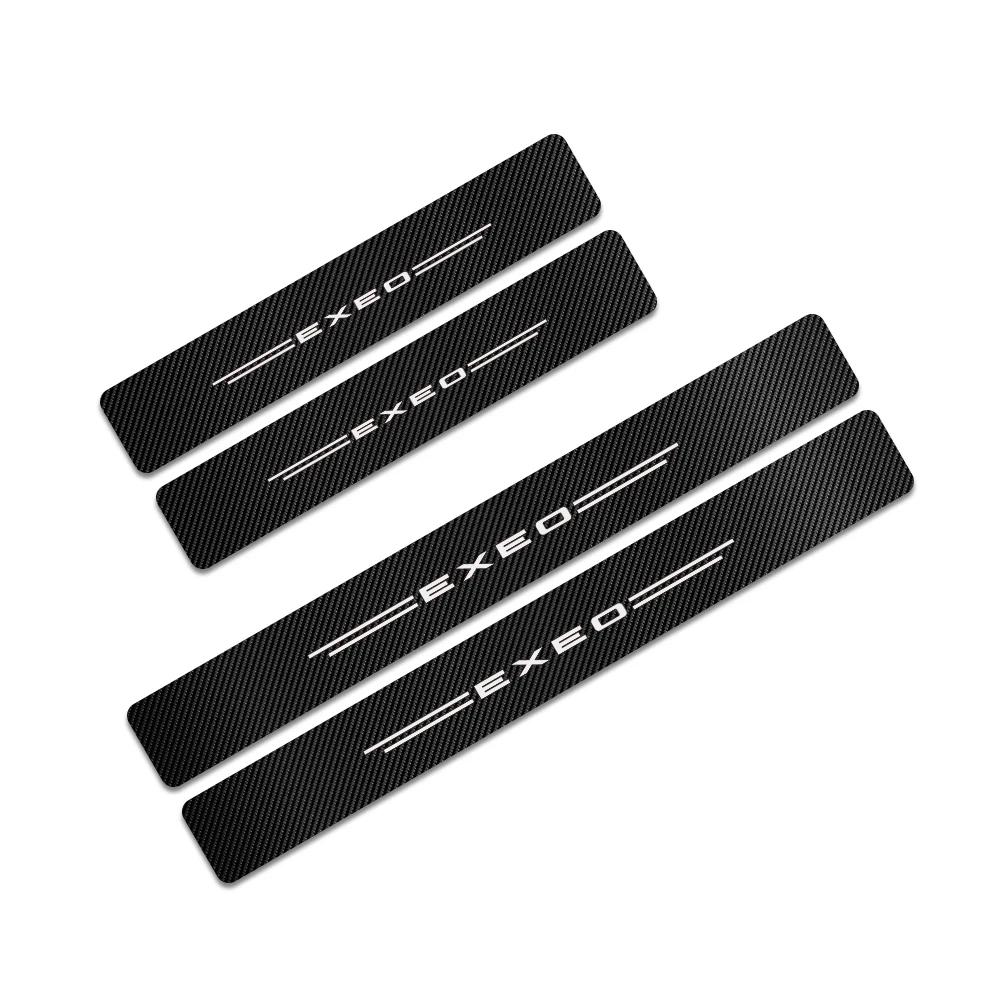 Car Door Sill Stickers For Seat Arona Ateca Toledo Ibiza Leon Alhambra Altea Arosa Cordoba Exeo Mii Tarraco Carbon Fiber Pattern ik,098